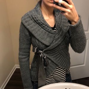 Adorable wrap sweater